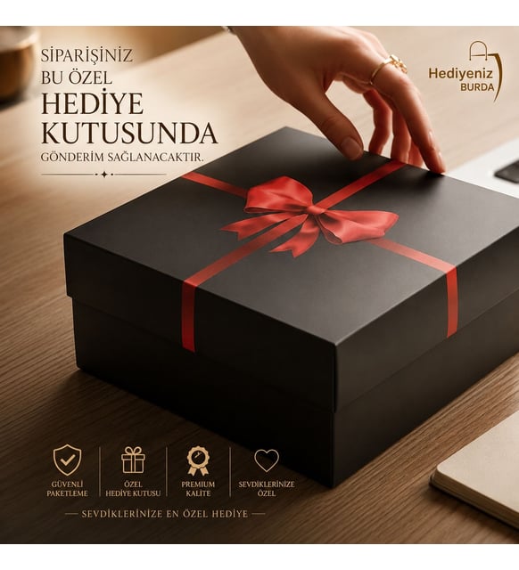 İsme Özel Premium Hediye Seti - Hakiki Deri